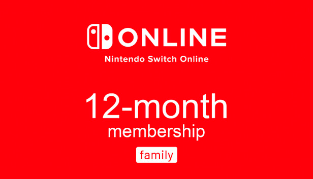 Suscripción familiar de 12 meses para Nintendo Suscripción familiar de 12 meses para Nintendo