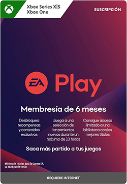 Suscripción EA Play 6 meses para Xbox Suscripción EA Play 6 meses para Xbox
