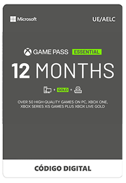 Suscripción Xbox Game Pass Essential 12 meses para Xbox Suscripción Xbox Game Pass Essential 12 meses para Xbox