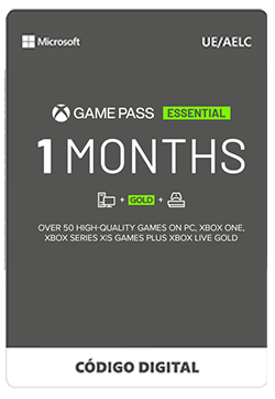 Suscripción Xbox Game Pass Essential 1 mes para Xbox Suscripción Xbox Game Pass Essential 1 mes para Xbox