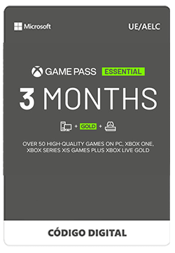 Suscripción Xbox Game Pass Essential 3 meses para Xbox Suscripción Xbox Game Pass Essential 3 meses para Xbox