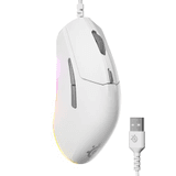 Carátula de SteelSeries Rival 3 Gen 2 - Raton Gaming - Sensor óptico TrueMove Core de 8500 dpi - Durabilidad de 60 M de clics - Baja latencia - 77g de Peso - Deslizadores 100% PTFE - RGB - Blanco
