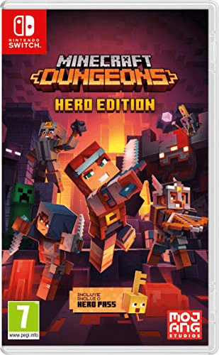Carátula de Minecraft Dungeons: Hero Edition - Nintendo Switch