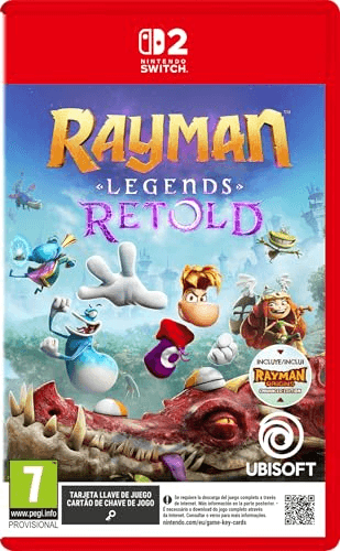 Carátula de Rayman Legends Retold - [Nintendo Switch 2 - Key Card]