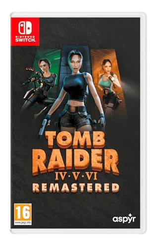 Carátula de Tomb Raider IV-VI Remastered Starring Lara Croft -Switch para Nintendo
