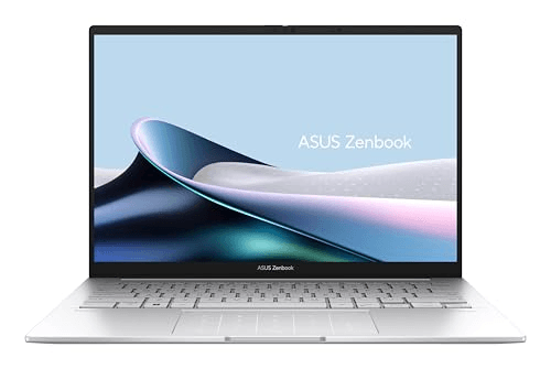 Carátula de ASUS Zenbook 14 OLED UX3405CA-QD1481W - Ordenador Portátil 14" WUXGA (Intel Core Ultra 7 255H, 16GB RAM, 512GB SSD, ARC 140T, Windows 11 Home) Niebla Plateada - Teclado QWERTY español para PC