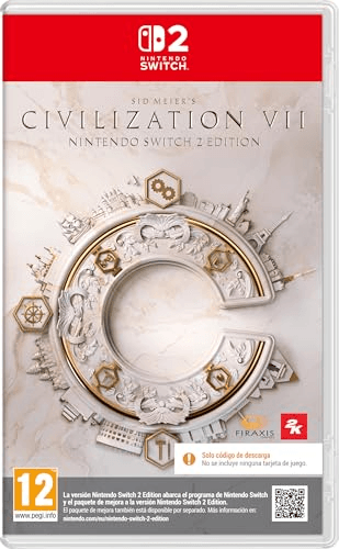 Carátula de Civilization VII Switch 2 - Code in a box para Nintendo