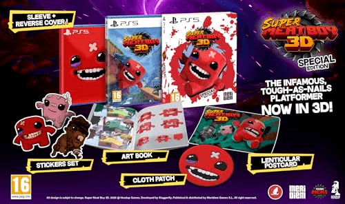 Carátula de SUPER MEAT BOY 3D SPECIAL EDITION - PlayStation 5
