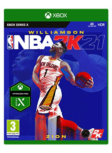 Carátula de NBA 2k21- Xbox Series X, Estándar Edition Carátula de NBA 2k21- Xbox Series X, Estándar Edition