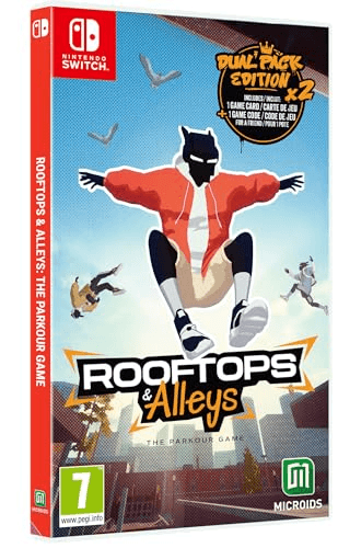 Oferta para el producto Rooftops & Alleys: Dual Pack Edition - Nintendo Switch por solo 17.9€ Carátula de Rooftops & Alleys: Dual Pack Edition - Nintendo Switch