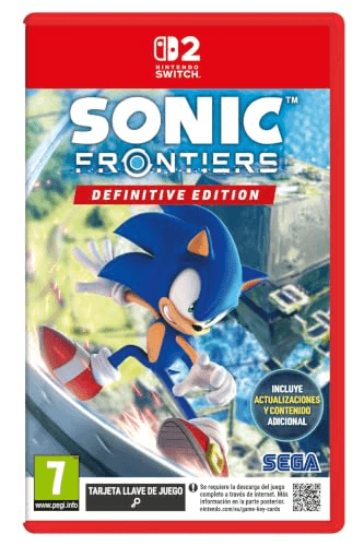 Carátula de Sonic Frontiers Definitive Edition - Switch 2 para Nintendo
