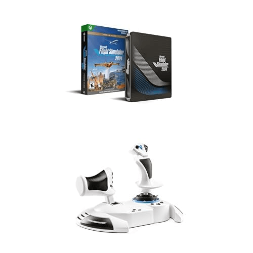 Carátula de Thrustmaster T.Flight Hotas One + Microsoft Flight Simulator 2024 - Premium Deluxe SteelBook® Edition Pack para Multiplataforma