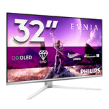 Carátula de Philips EVNIA 32M2N8900 Monitor Gaming 32" UHD, 240Hz, QD-OLED, 0.03 ms GtG, HDR400 TrueBlack, Adaptive Sync., G-Sync Compat., Altavoces, Altura Ajustable (2X HDMI 2.1, 1x DP 2.1, USB-C) Blanco