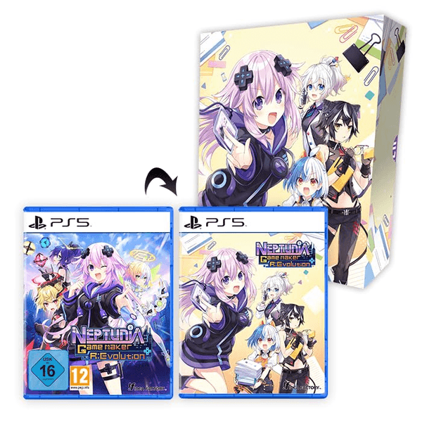 Carátula de Neptunia Game Maker R:Evolution - Limited Edition (PS5) para PlayStation Carátula de Neptunia Game Maker R:Evolution - Limited Edition (PS5) para PlayStation