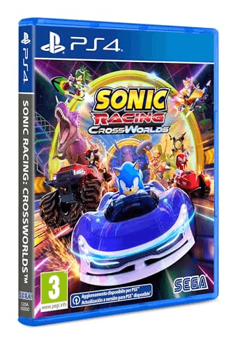 Carátula de Sonic Racing CrossWorlds - PS4 para PlayStation