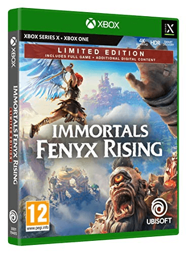 Carátula de Immortals Fenyx Rising Limited Edition Amazon XBOX X