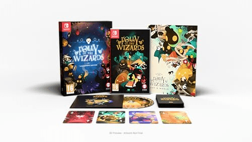Oferta para el producto Folly of The Wizards Edición Coleccionista - Nintendo Switch por solo 40.04€ Carátula de Folly of The Wizards Edición Coleccionista - Nintendo Switch