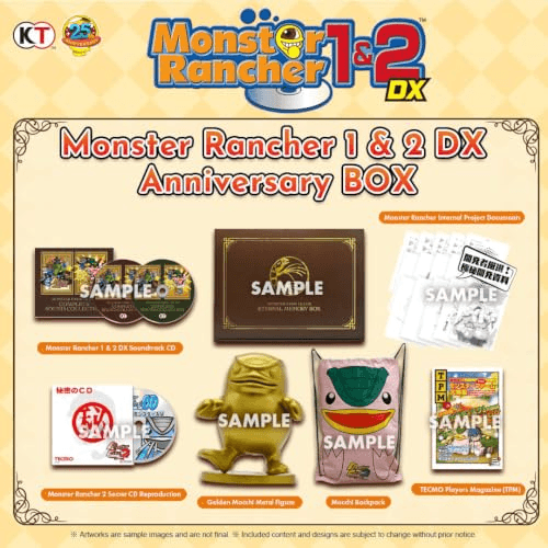 Carátula de Monster Rancher 1 & 2 DX - Anniversary BOX Edition (PC Steam – Code in a box) Carátula de Monster Rancher 1 & 2 DX - Anniversary BOX Edition (PC Steam – Code in a box)