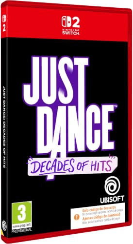 Carátula de Just Dance: Decades of Hits (Code in Box) (Switch 2) para Nintendo Carátula de Just Dance: Decades of Hits (Code in Box) (Switch 2) para Nintendo