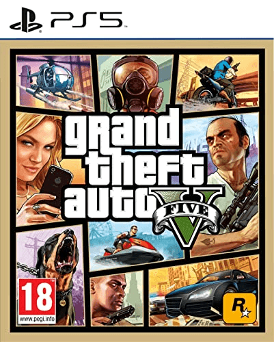 Carátula de Grand Theft Auto V - PlayStation 5 Carátula de Grand Theft Auto V - PlayStation 5