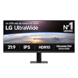 Oferta para LG 29U511A-B - Monitor UltraWide 29" (2560x1080), 21:9, Panel IPS UWFHD, HDR10, 100Hz, 5ms (GtG), Super Resolution+, Negro con Textura, FlickerSafe, Dual Controller, Inclinación Ajustable, Multitarea por solo 138,94 € Carátula de LG 29U511A-B - Monitor UltraWide 29" (2560x1080), 21:9, Panel IPS UWFHD, HDR10, 100Hz, 5ms (GtG), Super Resolution+, Negro con Textura, FlickerSafe, Dual Controller, Inclinación Ajustable, Multitarea