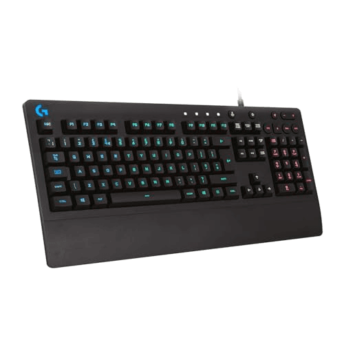 Carátula de Logitech G213 Prodigy Teclado Gaming, Retroiluminación RGB LIGHTSYNC, Resistente a Salpicaduras, Personalizable… para PC