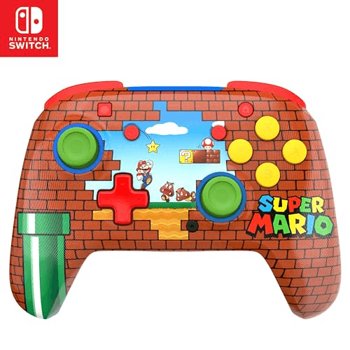 Oferta para el producto Turtle Beach Rematch Mario Bricks Mando de juego inalámbrico para Nintendo Switch + Nintendo Switch 2 (Sin botón C) por solo 39.99€ Carátula de Turtle Beach Rematch Mario Bricks Mando de juego inalámbrico para Nintendo Switch + Nintendo Switch 2 (Sin botón C)