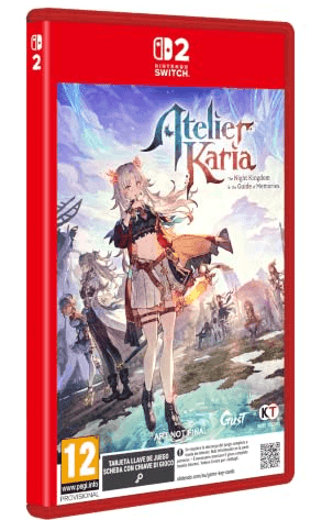 Carátula de Atelier Karia: El Reino De La Noche Y La Guía De Los Recuerdos - Nintendo Switch 2