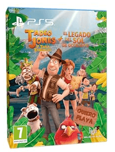 Carátula de Tadeo Jones 3: La Tabla Esmeralda + El Legado del Sol de Occidente (PS5) para PlayStation