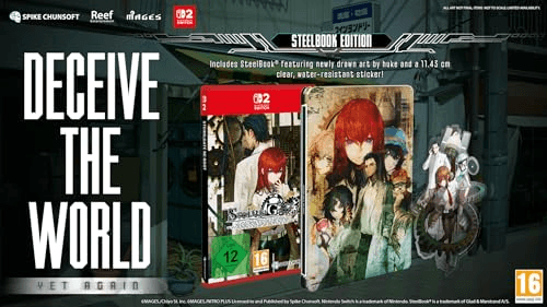 Carátula de STEINS;GATE RE:BOOT - Steelbook Edition (Nintendo Switch 2)