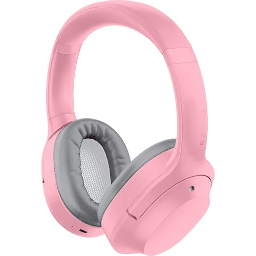 Carátula de Razer Opus X - Auriculares inalámbricos de baja latencia con tecnología ANC (cancelación activa del ruido, controladores de 40 mm ajustados a la medida, batería de hasta 40 horas) Quartz para PC