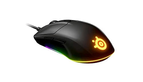 Carátula de Steelseries Rival 3 - Ratón para Juegos - Sensor Óptico Truemove Core de 8.500 Cpi - 6 Botones Programables - Botones… para PC