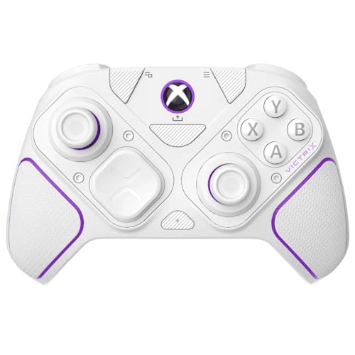 Carátula de PDP Victrix Pro BFG inalámbrico controlador: White For Xbox Series X|S, Xbox One, and Windows 10/11 PC