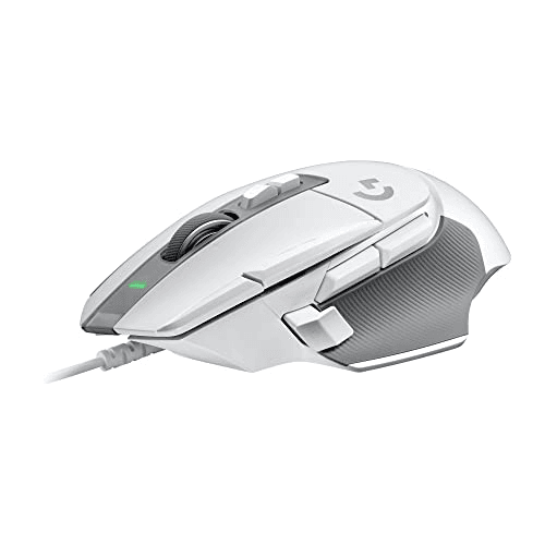 Carátula de Logitech G502 X Ratón con Cable - LIGHTFORCE, Botones Principales híbridos óptico-mecánicos, Captor Gaming Hero 25K, Compatible con PC - macOS/Windows - Blanco