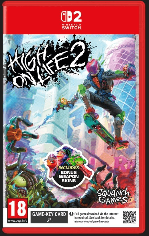 Carátula de High on Life 2 - Switch 2 para Nintendo Carátula de High on Life 2 - Switch 2 para Nintendo