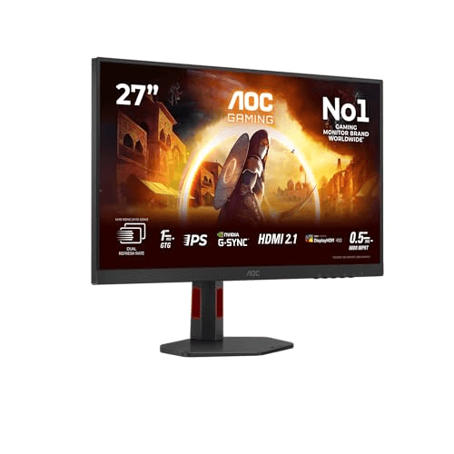 Carátula de AOC Gaming U27G4R – Monitor 4K Ultra HD de 27 Pulgadas, 160 Hz, 1 ms, G-Sync, HDR400 para Multiplataforma