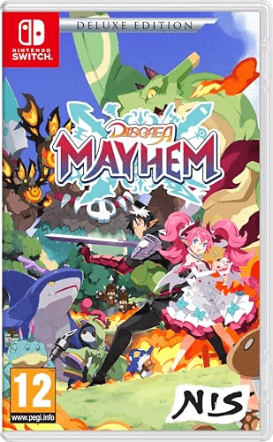 Carátula de Disgaea Mayhem - Deluxe Edition - Nintendo Switch Carátula de Disgaea Mayhem - Deluxe Edition - Nintendo Switch
