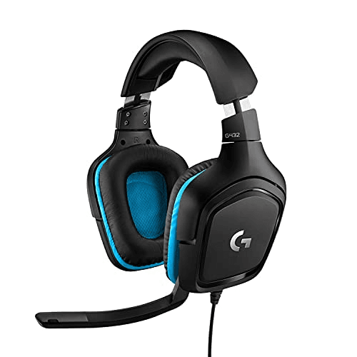 Carátula de Logitech G432 Auriculares Gaming con Cable, Sonido 7.1 Surround, DTS Headphone:X 2.0, Transductores 50mm, USB y Jack… para Multiplataforma