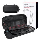 Videojuego CoBak Funda Nintendo Switch 2 (2025) - Set 3en1: 2 Protectores Vidrio + 2 Gomas Palancas + Funda Rígida Portátil, Negro en oferta por solo € Carátula de CoBak Funda Nintendo Switch 2 (2025) - Set 3en1: 2 Protectores Vidrio + 2 Gomas Palancas + Funda Rígida Portátil, Negro