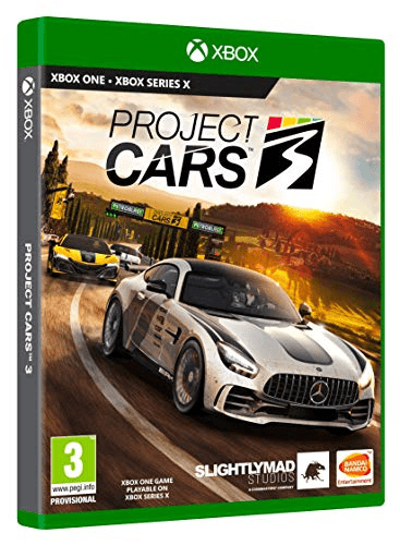 Carátula de Project Cars 3 para Xbox Carátula de Project Cars 3 para Xbox