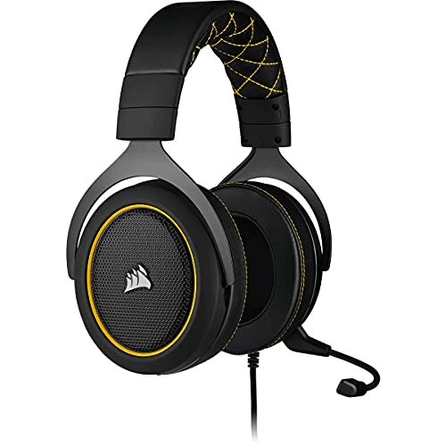 Carátula de Corsair HS60 PRO Surround Auriculares para Juegos (7.1 Sonido envolvente, Espuma viscoelástica almohadillas… para Multiplataforma