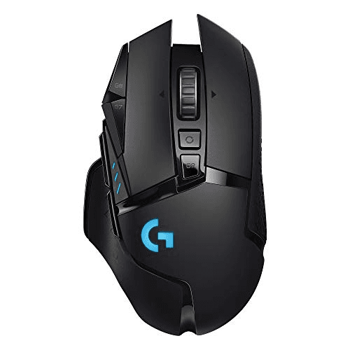 Carátula de Logitech G502 LIGHTSPEED Ratón Gaming Inalámbrico, Captor HERO 25K, 25,600 DPI, RGB, Peso Reducido, 11 Botones… para PC