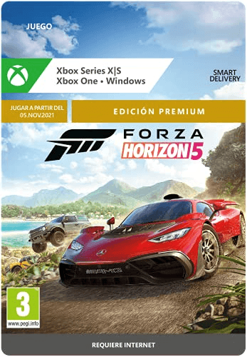 Carátula de Forza Horizon 5: Premium | Xbox & Windows 10 - Código de descarga para Multiplataforma Carátula de Forza Horizon 5: Premium | Xbox & Windows 10 - Código de descarga para Multiplataforma