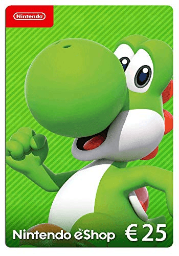 Carátula de Nintendo eShop Tarjeta de regalo 25€ | Nintendo Switch - Código de descarga