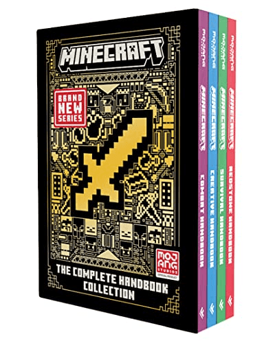 Carátula de Minecraft: The Complete Handbook Collection: The latest updated & revised essential 2022 official guide book box set for the best-selling video game of all time para Multiplataforma Carátula de Minecraft: The Complete Handbook Collection: The latest updated & revised essential 2022 official guide book box set for the best-selling video game of all time para Multiplataforma