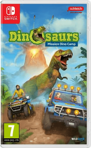 Oferta para el producto Dinosaurs: Mission Dino Camp - Nintendo Switch por solo 21.95€ Carátula de Dinosaurs: Mission Dino Camp - Nintendo Switch