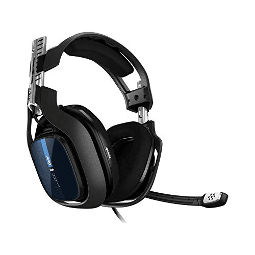Carátula de ASTRO Gaming A40 TR Auriculares alámbricos, 4ta gen, Audio V2, Dolby ATMOS, clavija 3.5mm, micrófono intercambiable, para Xbox Series X|S, Xbox One, PS5, PS4, PC, Nintendo Switch, Móvil - Negro/Azul para Multiplataforma