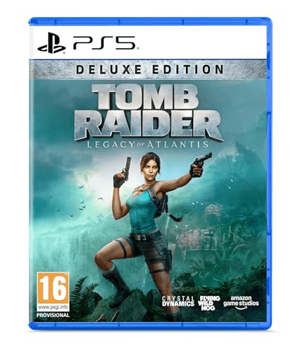 Carátula de Tomb Raider: Legacy of Atlantis Deluxe Edition - PS5 para PlayStation Carátula de Tomb Raider: Legacy of Atlantis Deluxe Edition - PS5 para PlayStation