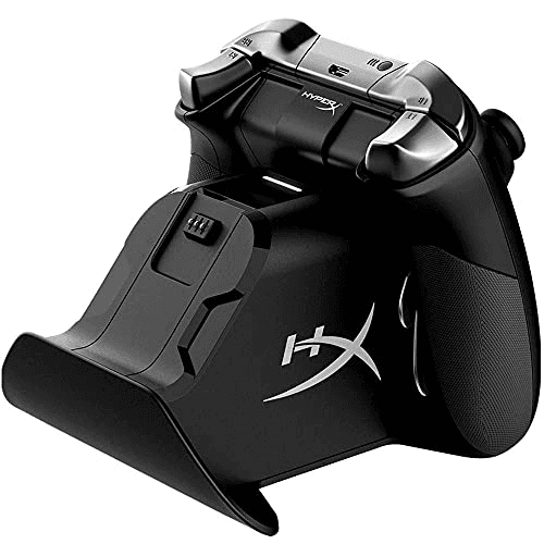Carátula de HyperX ChargePlay Duo - Estación de carga para mandos inalámbricos de Xbox Series X|S y Xbox One; incluye dos baterías recargables de 1400 mAh y tapas de batería adicionales