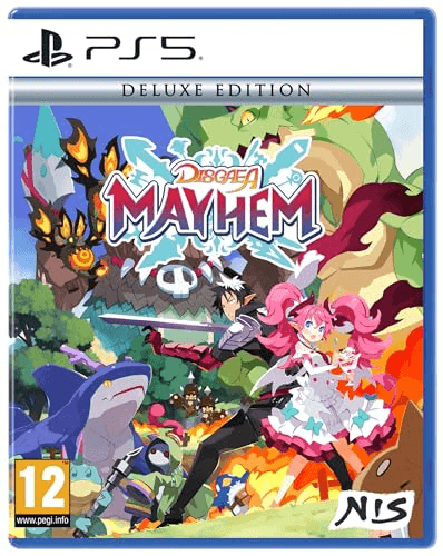 Carátula de Disgaea Mayhem - Deluxe Edition - PlayStation 5 Carátula de Disgaea Mayhem - Deluxe Edition - PlayStation 5